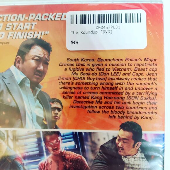 The Roundup With Sleeve ( DVD, 2022) Action, Korean/ English Sealed NEW - Picture 4 of 7